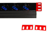 Scheda Tecnica: LINK Confezione 5 Coppie Etichette Rosse Per Supporti - Laterali 19" Multiprese Rack