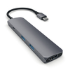 Scheda Tecnica: Satechi ADAttatore USB-c Slim Multi-porta Space Grey - 