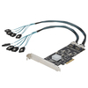 Scheda Tecnica: StarTech 8 Port SATA PCIe Card - PCIe X4 6GBps SATA Iii - Expansion Card