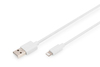 Scheda Tecnica: DIGITUS Cavo dati/di ricarica, Lightning - USB A St/St - 1.0m, iP5/6/7, High Speed, MFI, bn